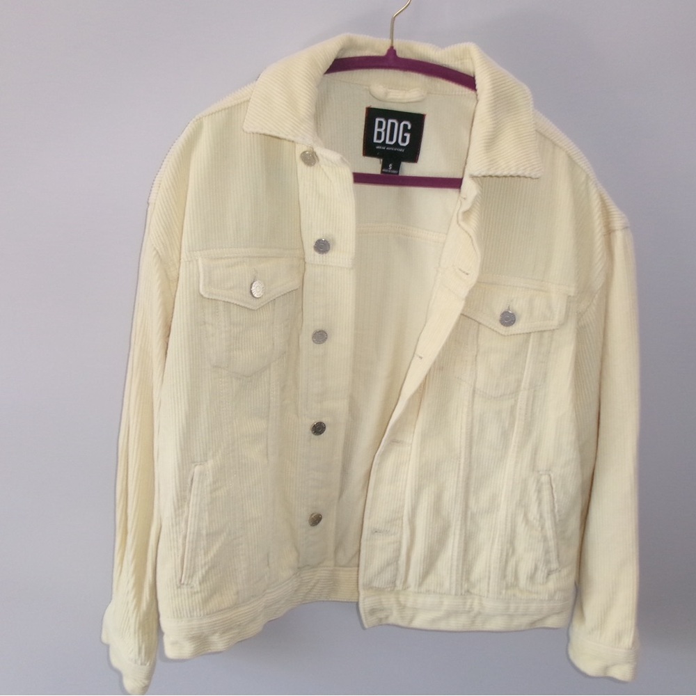 BDG Urban Outfitters Butter Yellow Corduroy Jacket